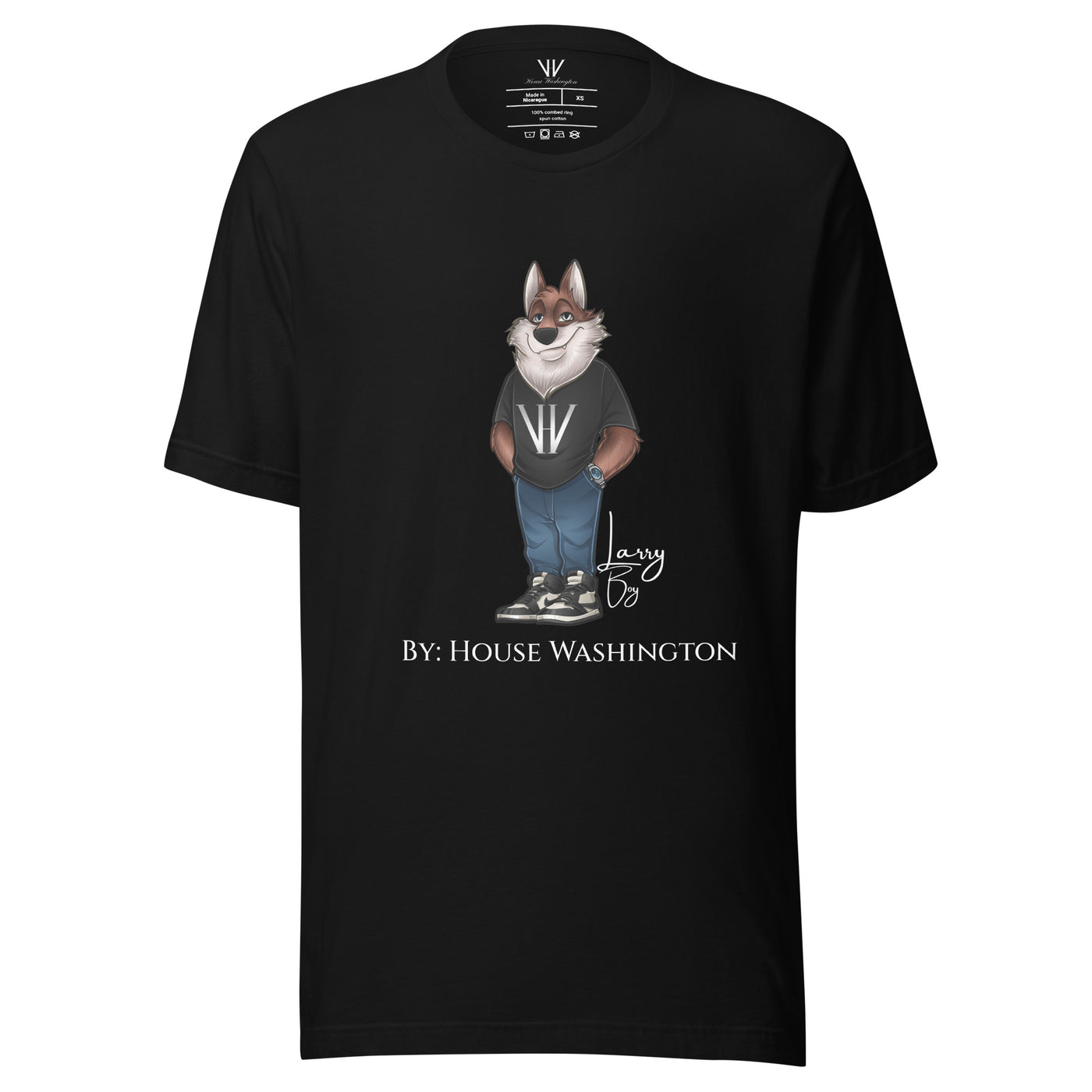 House Washington - "Larry Boy" T-Shirt - Black