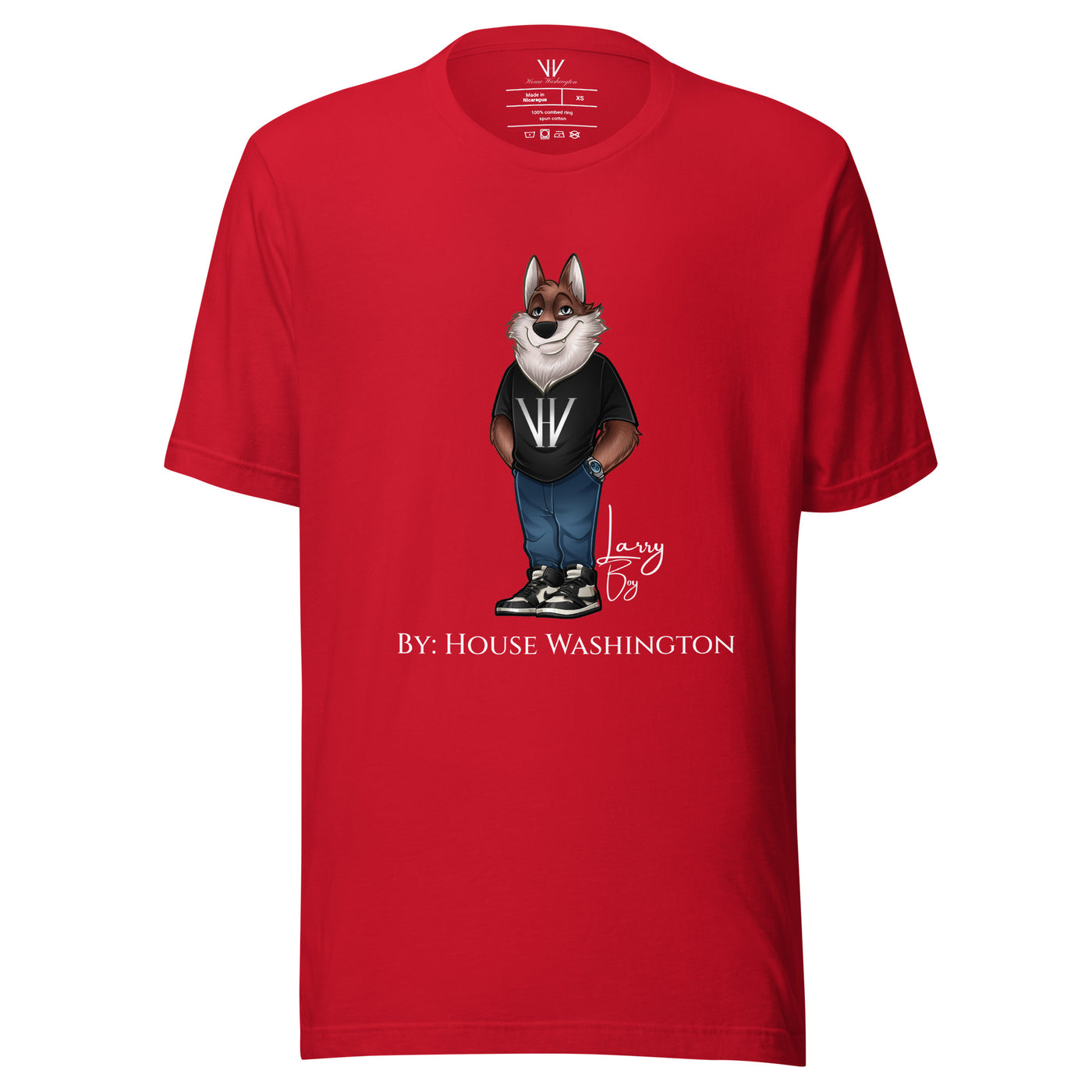 House Washington - "Larry Boy" - T-Shirt - Red