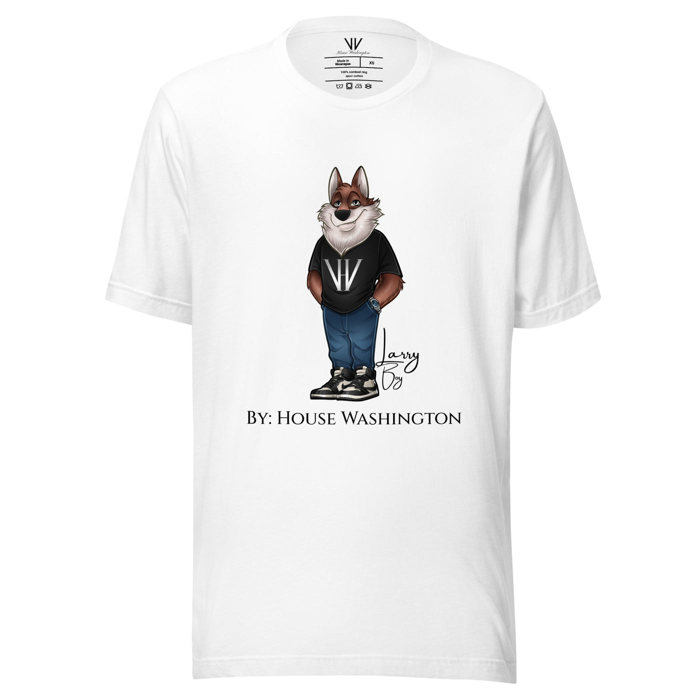 House Washington - "Larry Boy" - T-Shirt - White